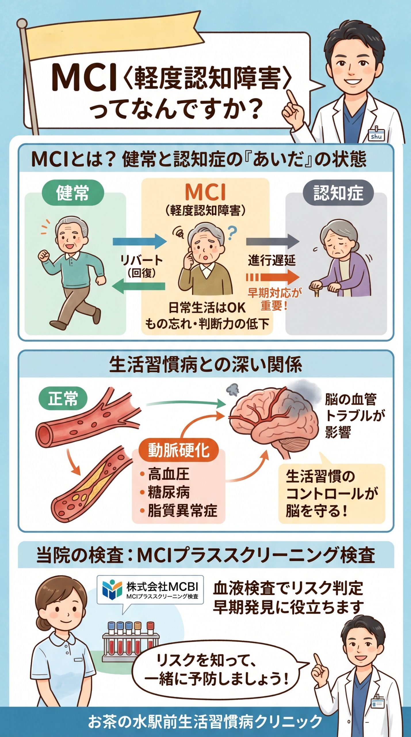 認知症の予備群「MCI」とは？生活習慣病との関係と早期発見の重要性